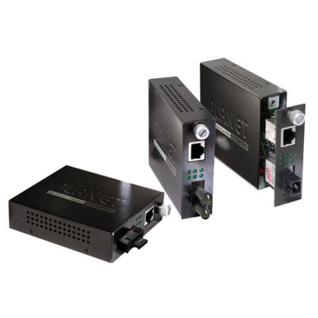 PLANET FST-806A20 convertisseur de support réseau 100 Mbit/s 1310 nm Monomode Noir