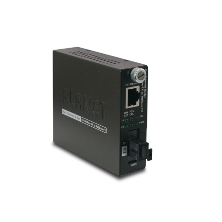 PLANET FST-806A60 convertisseur de support réseau 100 Mbit/s 1310 nm Monomode Noir