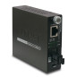 PLANET 10/100Base-TX to 100Base-FX convertisseur de support réseau 100 Mbit/s 1310 nm Monomode Noir