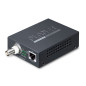 PLANET 1-Port 10/100TX Ethernet over Émetteur et récepteur réseau Noir