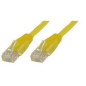 Microconnect Cat5e UTP 3m câble de réseau Jaune