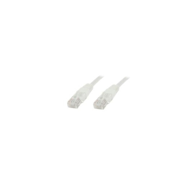 Microconnect Cat5e UTP, 3m câble de réseau Blanc U/UTP (UTP)