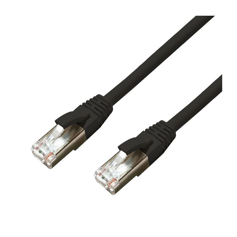 Microconnect MC-SFTP6A20S câble de réseau Noir 20 m Cat6a S/FTP (S-STP)