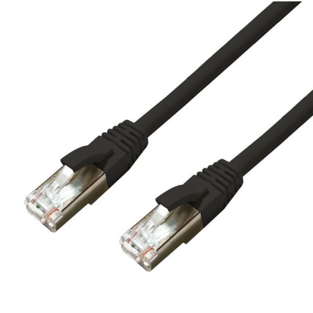 Microconnect MC-SFTP6A01S câble de réseau Noir 1 m Cat6a S/FTP (S-STP)