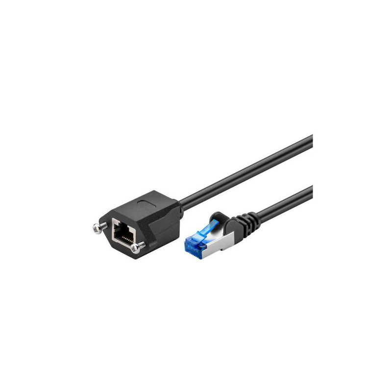 Microconnect SFTP6A015EXT câble de réseau Noir 1,5 m Cat6a S/FTP (S-STP)