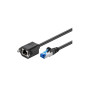 Microconnect SFTP6A015EXT câble de réseau Noir 1,5 m Cat6a S/FTP (S-STP)