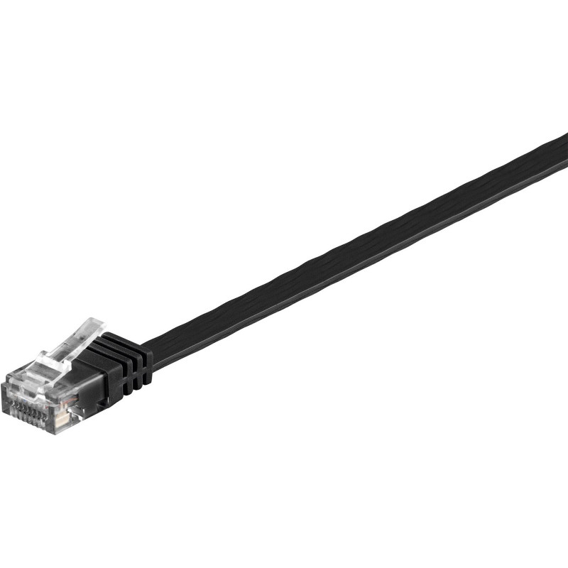 Microconnect V-FTP6015S-FLAT câble de réseau Noir 1,5 m Cat6 U/FTP (STP)