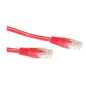 Microconnect B-UTP605R-B câble de réseau Rouge 5 m Cat6 U/UTP (UTP)