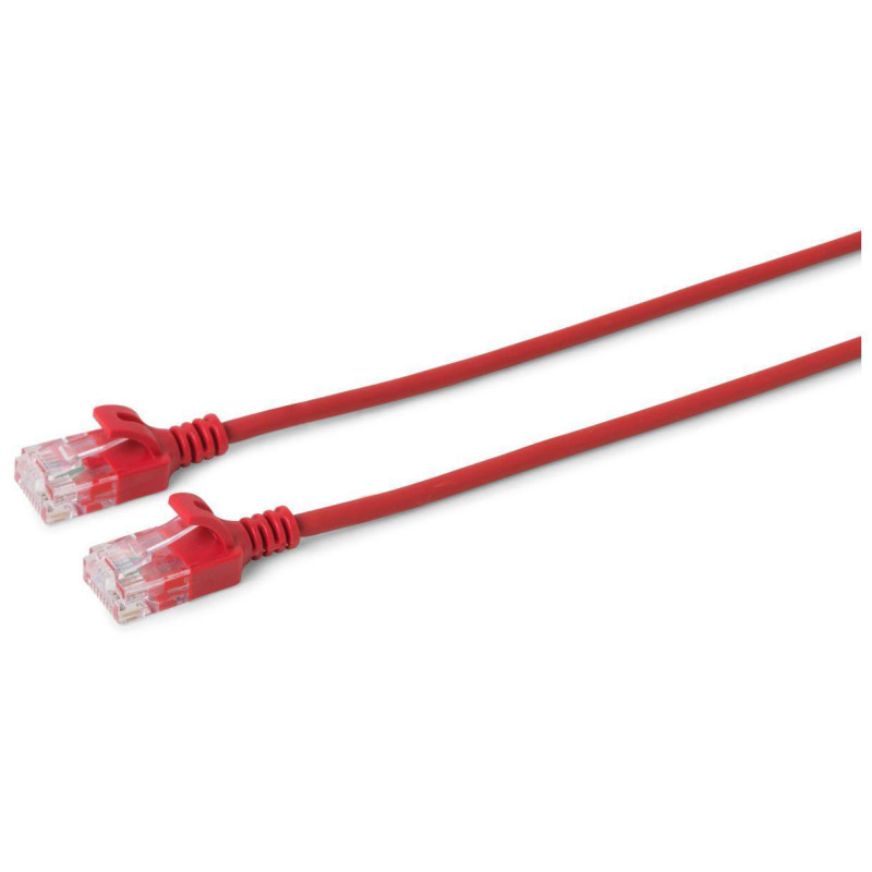 Microconnect V-UTP6A015R-SLIM câble de réseau Rouge 1,5 m Cat6a U/UTP (UTP)