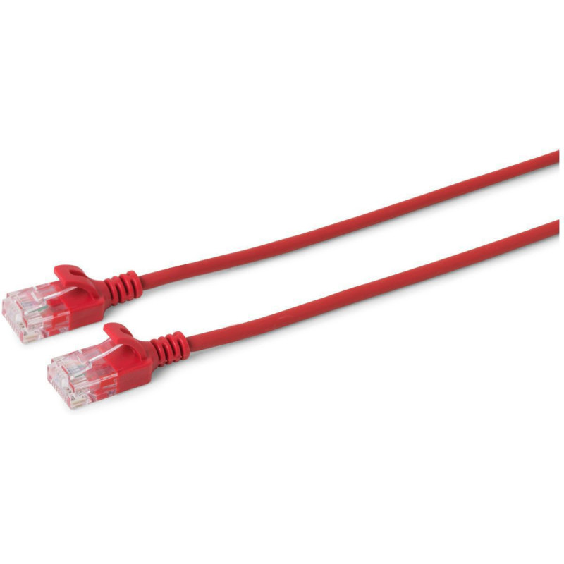 Microconnect W125628030 câble de réseau Rouge 0,25 m Cat6a U/UTP (UTP)