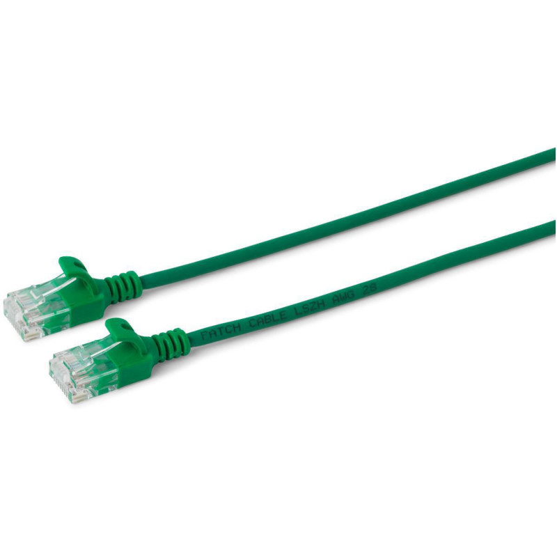 Microconnect W125628012 câble de réseau Vert 0,25 m Cat6a U/UTP (UTP)