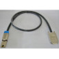 Microconnect SFF8088/SFF8470-100 câble Serial Attached SCSI (SAS) 1 m Noir