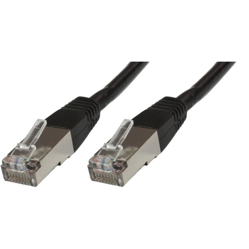 Microconnect STP60025S câble de réseau Noir 0,25 m Cat6 F/UTP (FTP)
