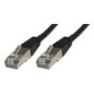 Microconnect Rj-45/Rj-45 Cat6 0.5m câble de réseau Noir 0,5 m S/UTP (STP)