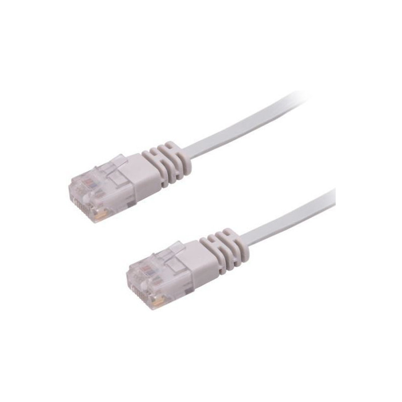 Microconnect V-UTP601-FLAT câble de réseau Gris 1 m Cat6 U/UTP (UTP)