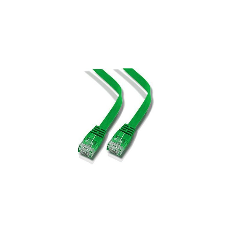 Microconnect V-UTP601G-FLAT câble de réseau Vert 1 m Cat6 U/UTP (UTP)