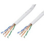 Microconnect 100m CAT6 UTP câble de réseau Blanc