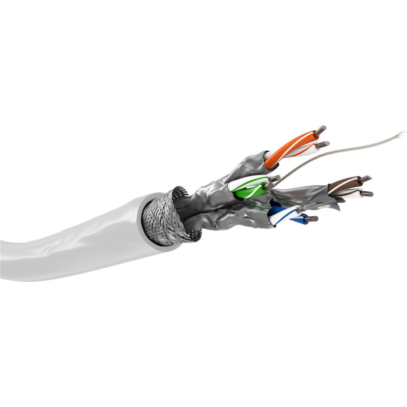 MicroConnect câble de réseau Blanc 305 m Cat6 S/FTP (S-STP)