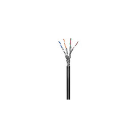 Microconnect 100m Cat6 câble de réseau Noir S/FTP (S-STP)