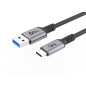Microconnect USB3.2AC2 câble USB 2 m USB 3.2 Gen 2 (3.1 Gen 2) USB C USB A Noir