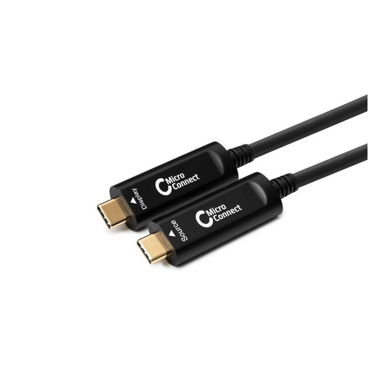 Microconnect USB3.1CC15OP câble USB 15 m USB 3.2 Gen 1 (3.1 Gen 1) USB C Noir