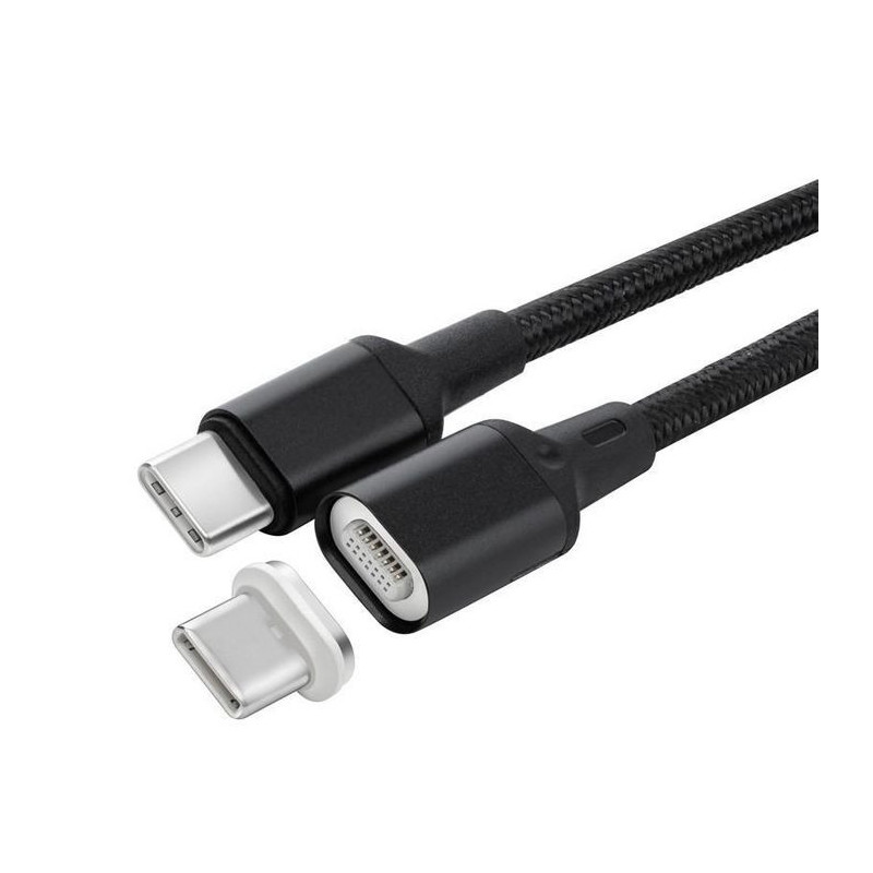 Microconnect USB3.1CC2-MAGNET câble USB 2 m USB 3.2 Gen 1 (3.1 Gen 1) USB C Noir