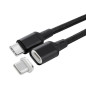 Microconnect USB3.1CC2-MAGNET câble USB 2 m USB 3.2 Gen 1 (3.1 Gen 1) USB C Noir