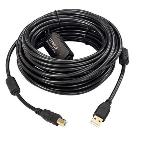 Microconnect USBAB15B-ACTIVE câble USB 15 m USB 2.0 USB A USB B Noir