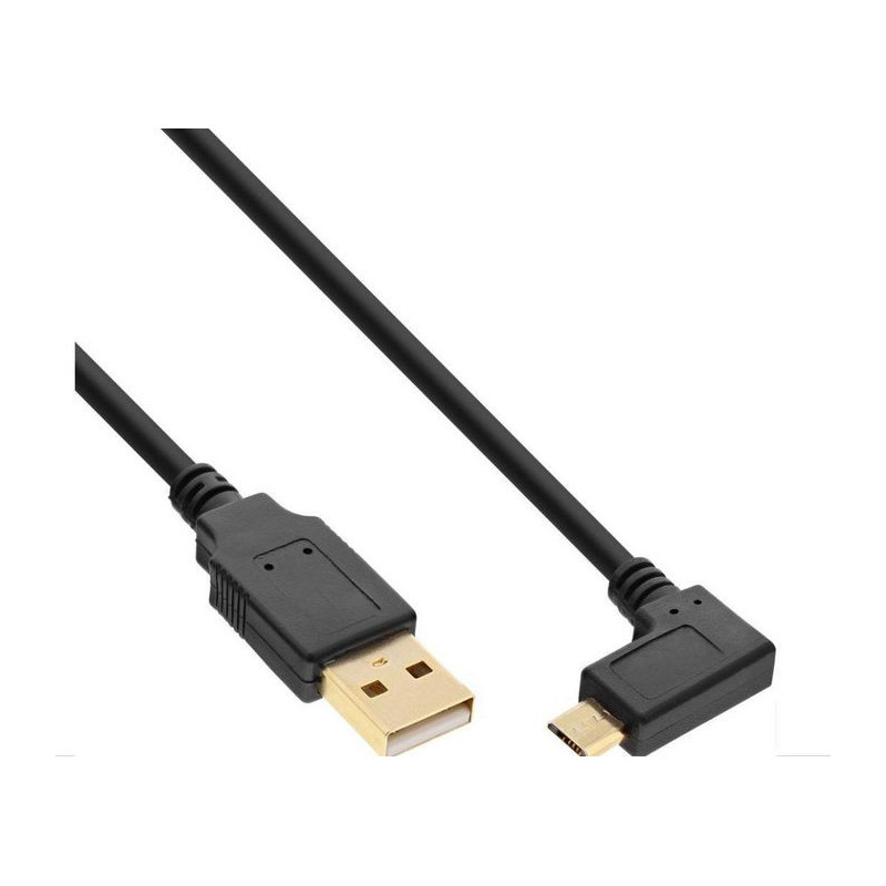 Microconnect USBABMICRO0,5A câble USB 0,5 m USB 2.0 USB A Micro-USB B Noir