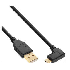 Microconnect USBABMICRO0,5A câble USB 0,5 m USB 2.0 USB A Micro-USB B Noir