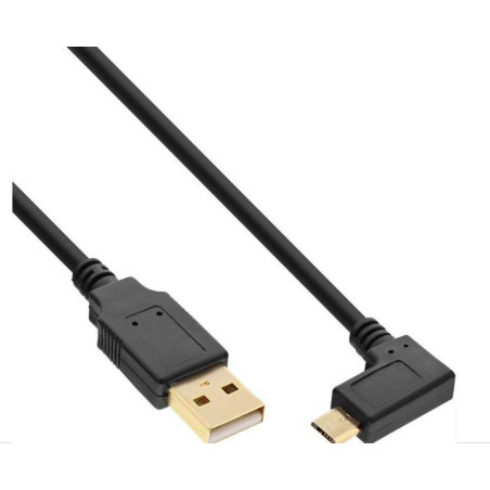 Microconnect USBABMICRO0,5A câble USB 0,5 m USB 2.0 USB A Micro-USB B Noir