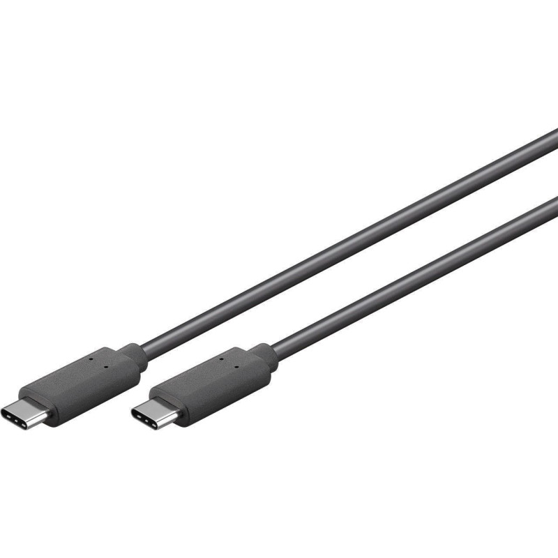 Microconnect USB3.2CC1.5 câble USB 1,5 m USB 3.2 Gen 2 (3.1 Gen 2) USB C Noir