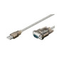 Microconnect USB A/Serial DB9 M-M 1.8m câble Série Gris 1,8 m USB 2.0 A