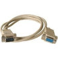 Microconnect DB9-DB9 10m câble Série Gris DB-9