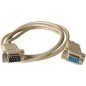 Microconnect DB9-DB9 3m câble Série Gris DB-9