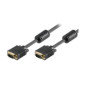 Microconnect SVGA, 2m câble VGA VGA (D-Sub) Noir