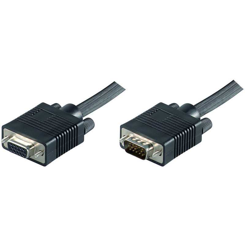 Microconnect MONGH10B câble VGA 10 m VGA (D-Sub) Noir