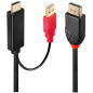 Microconnect HDMI-DP-CON3 câble vidéo et adaptateur 3 m HDMI Type A (Standard) DisplayPort Noir