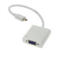 Microconnect HDMIDVGA câble vidéo et adaptateur 0,25 m Micro HDMI VGA (D-Sub) Blanc