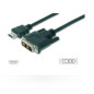 Microconnect HDMI - DVI-D, 0.5m 0,5 m Noir