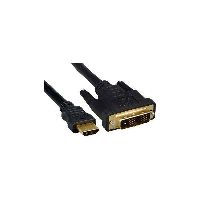 Microconnect HDM191811.5 câble vidéo et adaptateur 1,5 m HDMI DVI-D Noir