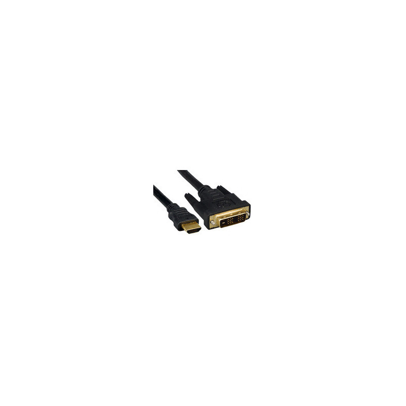 Microconnect HDMI - DVI-D (2m) Noir