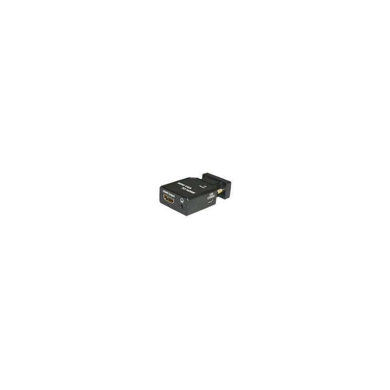 Microconnect MC-CONMVGAHM câble vidéo et adaptateur HDMI Mini-VGA (D-Sub) Noir