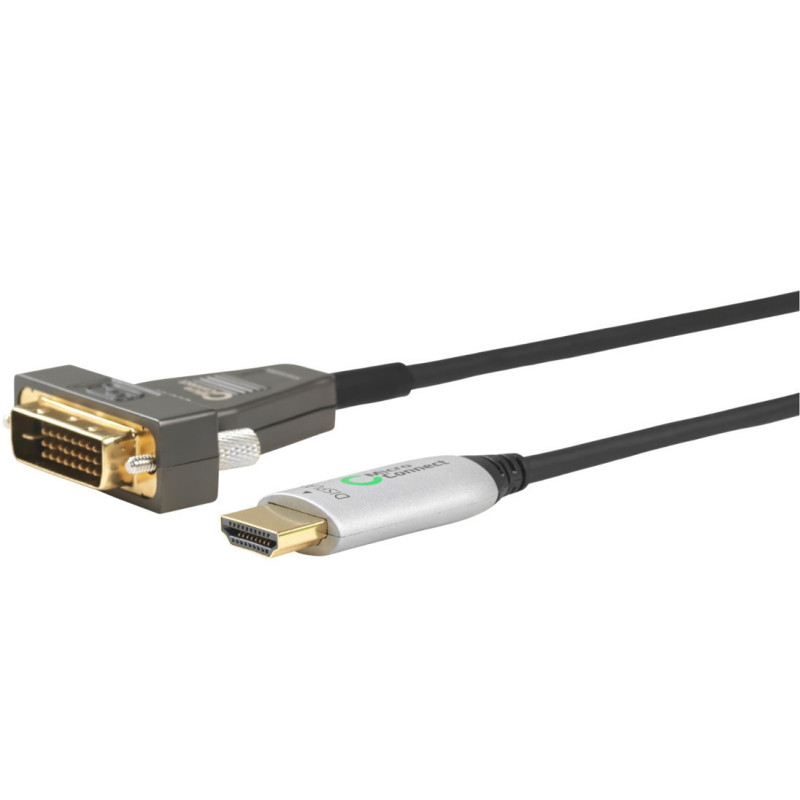 Microconnect HDM1924115OP câble vidéo et adaptateur 15 m DVI-D HDMI Type A (Standard) Noir