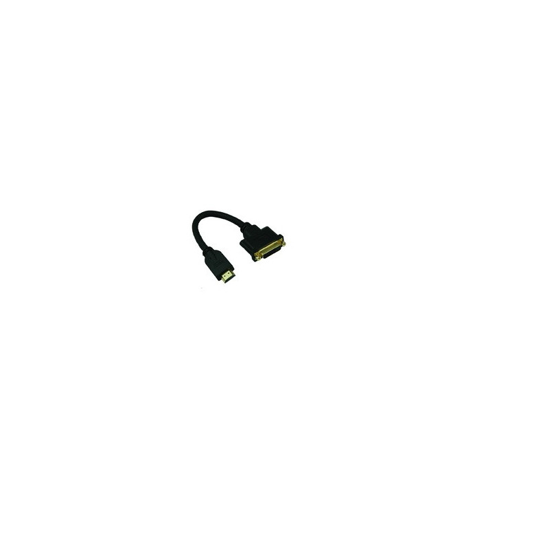 Microconnect DVIHDMI15CM câble vidéo et adaptateur 0,15 m HDMI Type A (Standard) DVI Noir