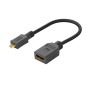 Microconnect HDM19F19MMC changeur de genre de câble HDMI HDMI Type D (Micro) Noir