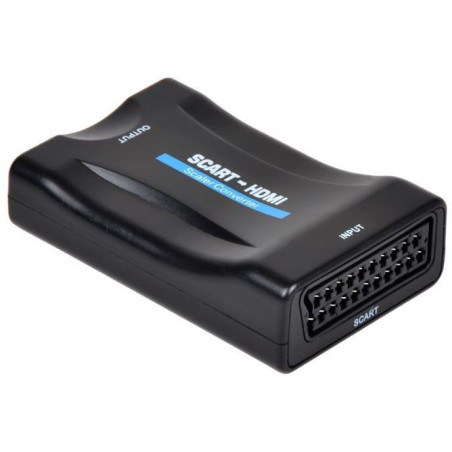 Microconnect MC-SC-HM câble vidéo et adaptateur SCART (21-pin) HDMI Noir