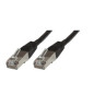 Microconnect Cat 6, 20m câble de réseau Noir Cat6