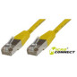 Microconnect STP CAT6 15M câble de réseau Jaune