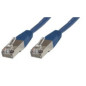 Microconnect Rj-45/Rj-45 Cat6 15m câble de réseau Bleu S/UTP (STP)